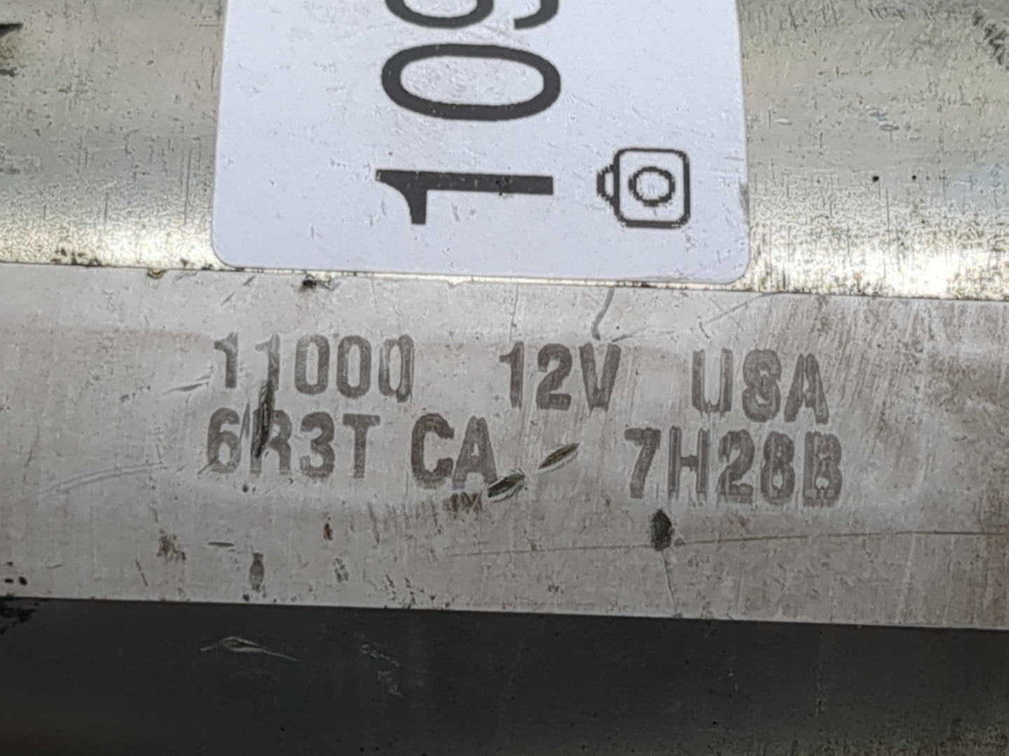 2005-2010 Ford Mustang Car Starter Motor Solenoid OEM P/N:6R3T 11000 CA Fits OEM Used Auto Parts - Oemusedautoparts1.com