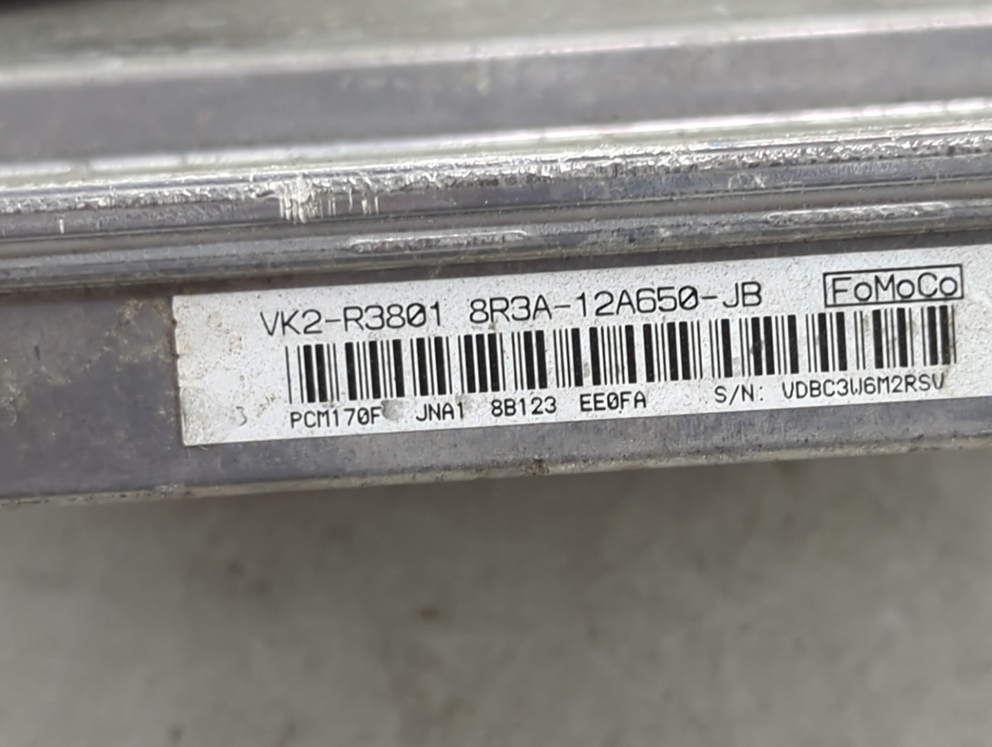 2007-2008 Ford Mustang PCM Engine Control Computer ECU ECM PCU OEM P/N:8R3A-12A650-JB Fits Fits 2007 2008 OEM Used Auto Part