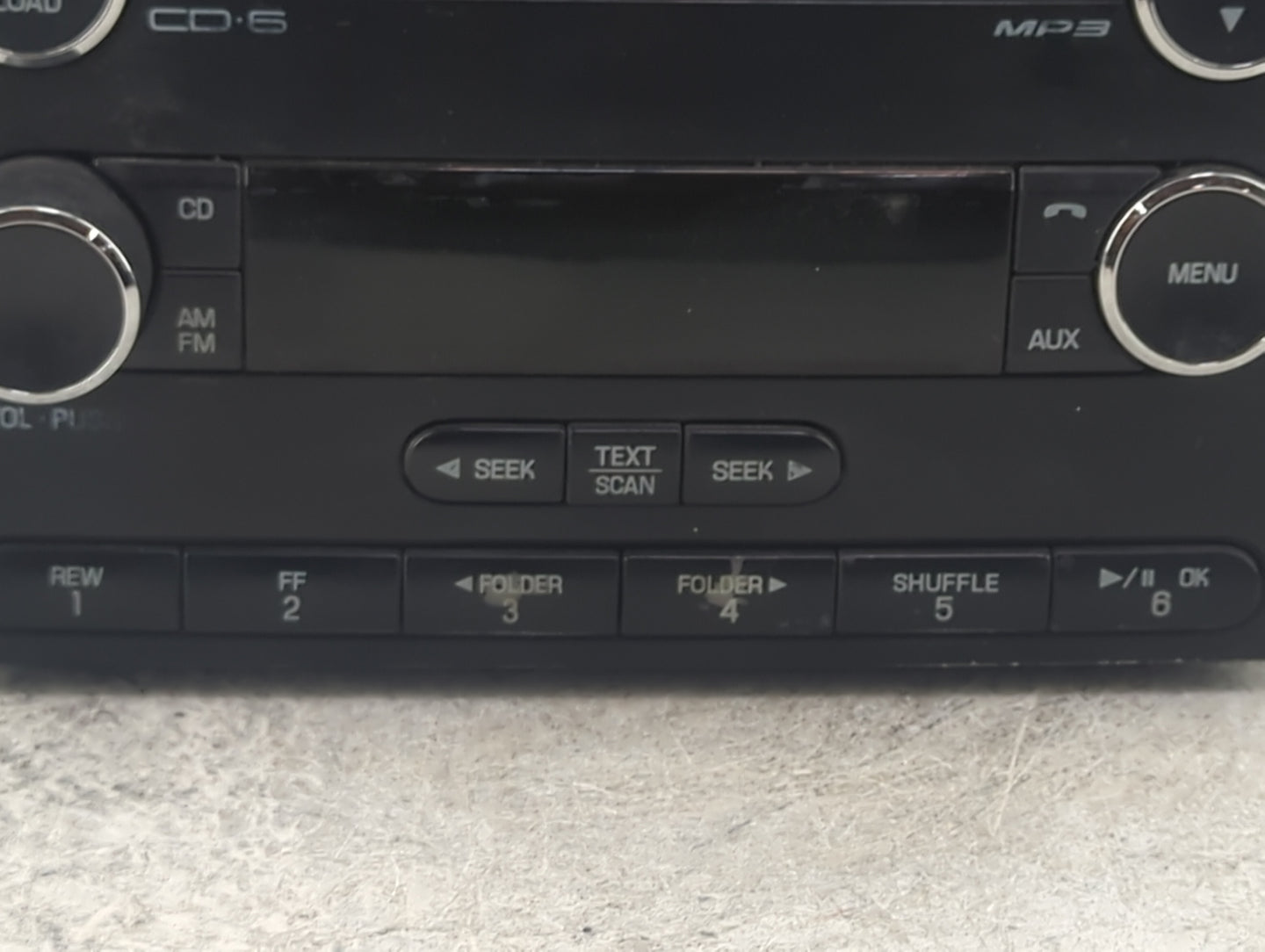 2008 Ford Mustang Radio AM FM Cd Player Receiver Replacement P/N:8R3T-18C815-HD 28129403 Fits OEM Used Auto Parts - Oemuseda