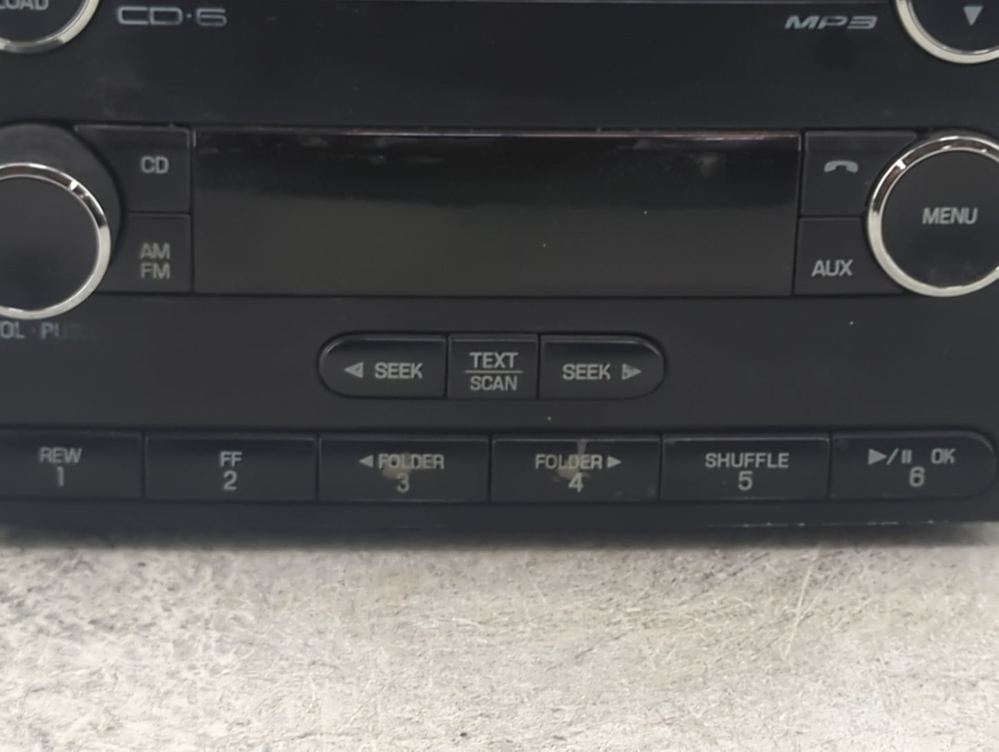 2008 Ford Mustang Radio AM FM Cd Player Receiver Replacement P/N:8R3T-18C815-HD 28129403 Fits OEM Used Auto Parts - Oemuseda