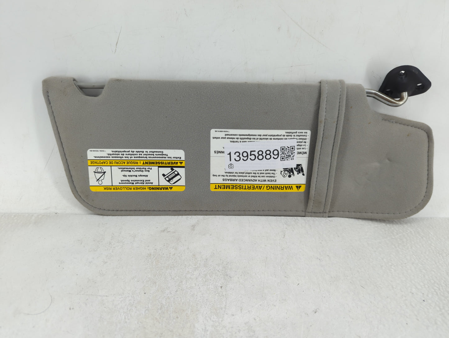 2007-2010 Ford Ranger Sun Visor Shade Replacement Driver Left Mirror Fits Fits 2007 2008 2009 2010 OEM Used Auto Parts - Oem