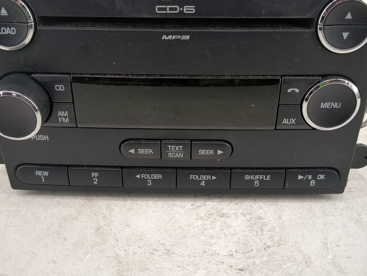 2008-2009 Ford Taurus Radio AM FM Cd Player Receiver Replacement P/N:8G1T-18C815-GB Fits Fits 2008 2009 OEM Used Auto Parts 