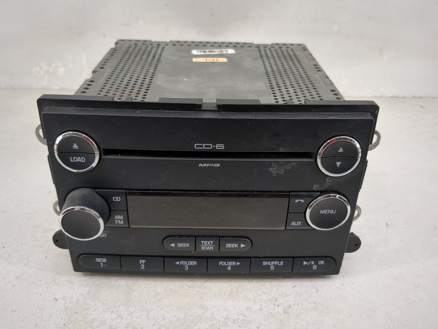 2008-2009 Ford Taurus Radio AM FM Cd Player Receiver Replacement P/N:8G1T18C815JB 28129520 Fits Fits 2008 2009 OEM Used Auto