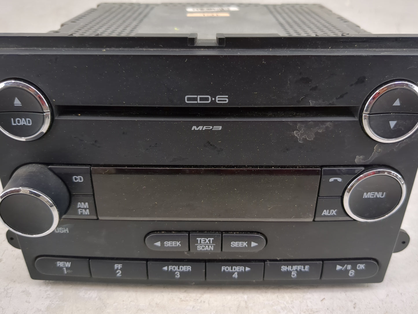 2008-2009 Ford Taurus Radio AM FM Cd Player Receiver Replacement P/N:8G1T18C815JB 28129520 Fits Fits 2008 2009 OEM Used Auto