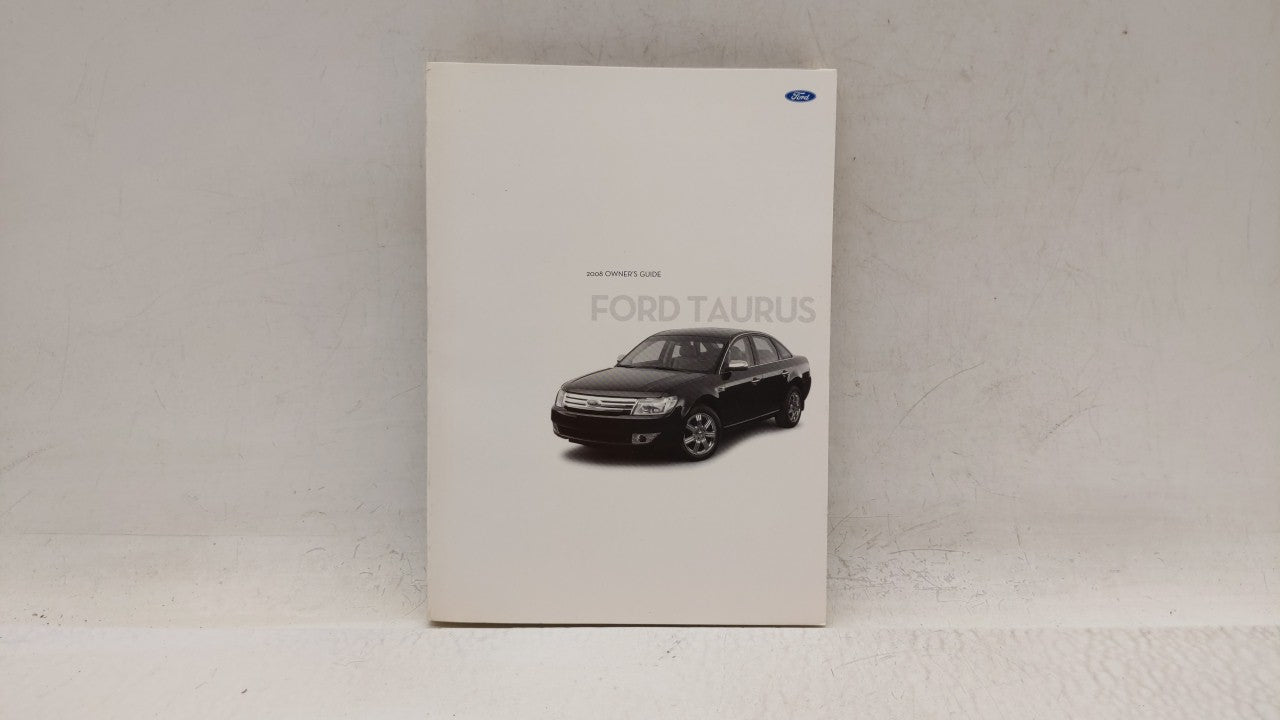 2008 Ford Taurus Owners Manual Book Guide OEM Used Auto Parts - Oemusedautoparts1.com