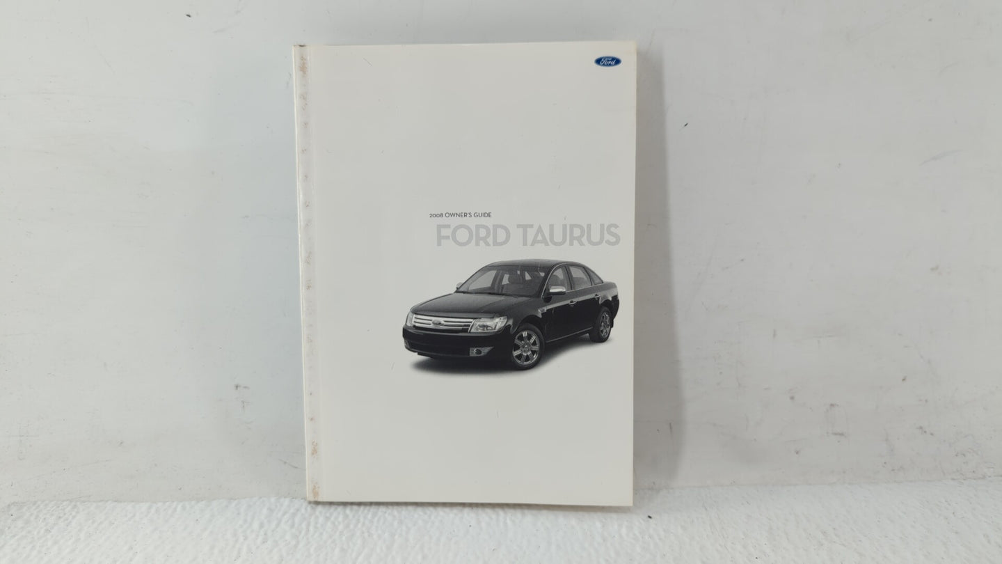 2008 Ford Taurus Owners Manual Book Guide OEM Used Auto Parts - Oemusedautoparts1.com