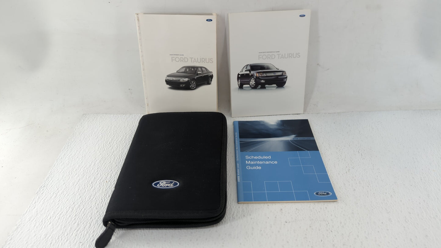 2008 Ford Taurus Owners Manual Book Guide OEM Used Auto Parts - Oemusedautoparts1.com