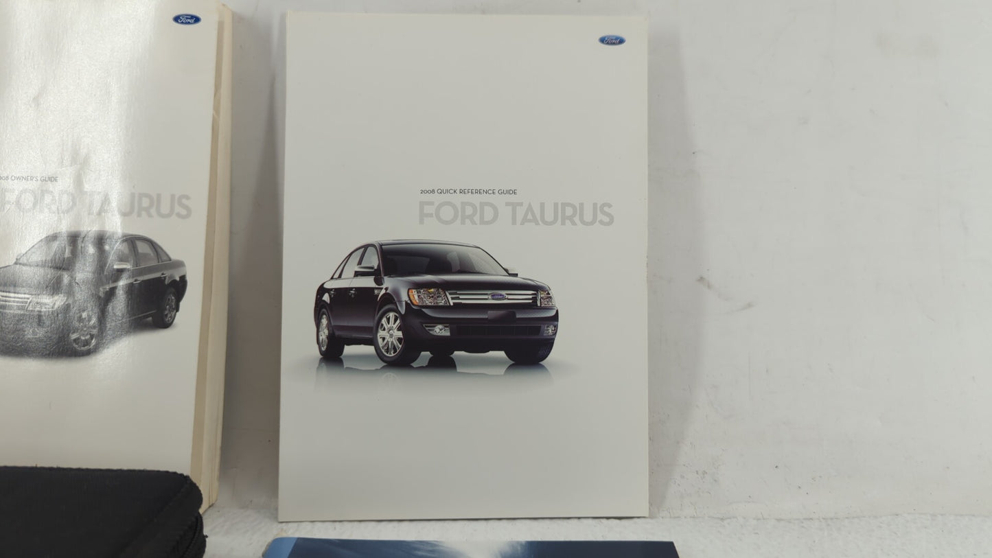 2008 Ford Taurus Owners Manual Book Guide OEM Used Auto Parts - Oemusedautoparts1.com