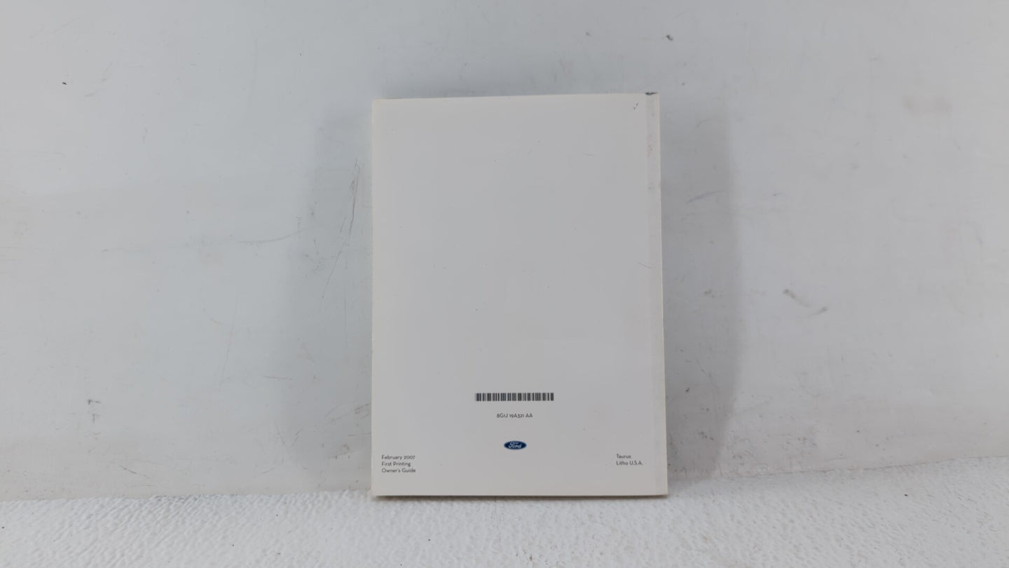 2008 Ford Taurus Owners Manual Book Guide OEM Used Auto Parts - Oemusedautoparts1.com