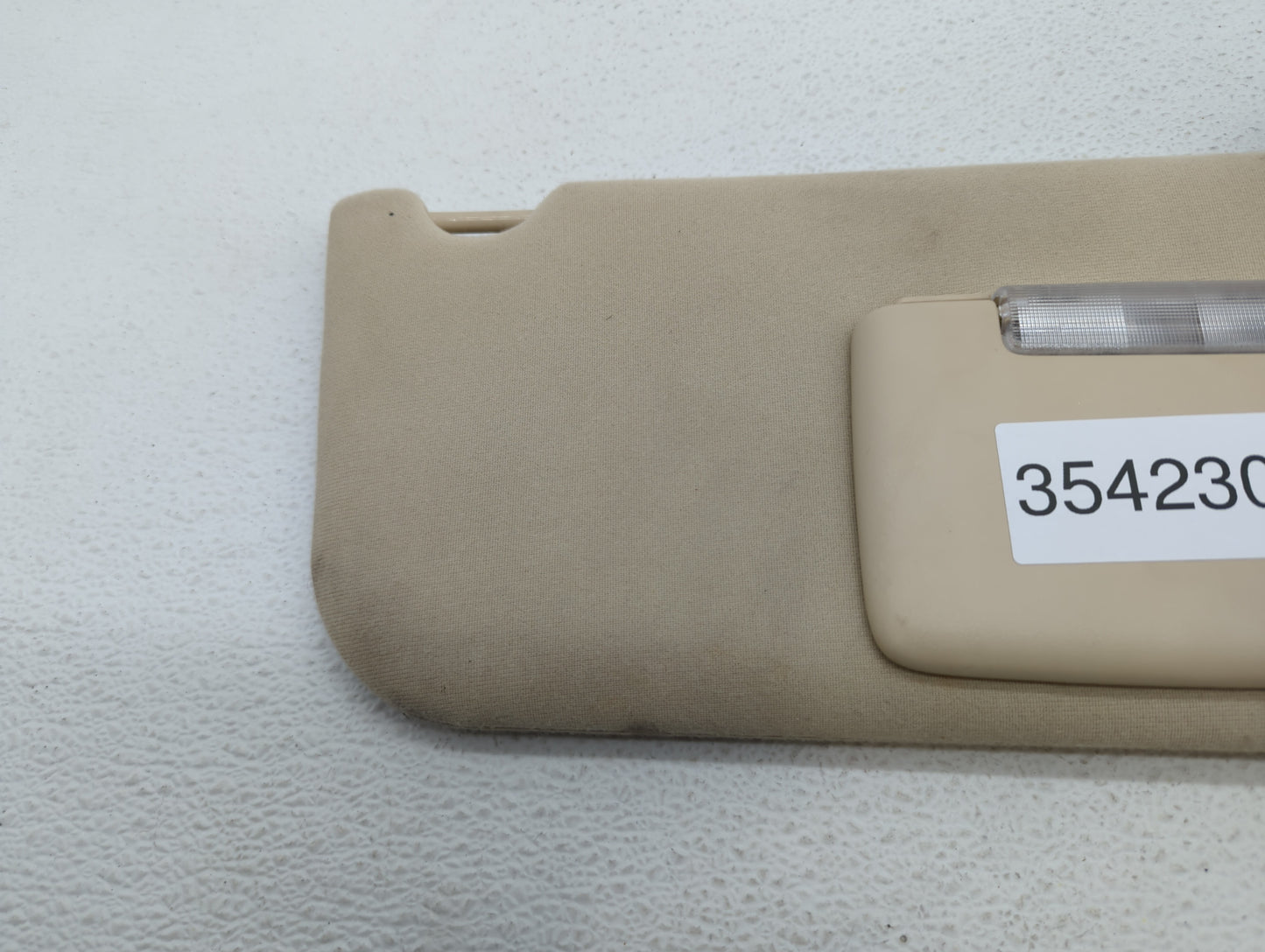 2008-2009 Ford Taurus Sun Visor Shade Replacement Passenger Right Mirror Fits Fits 2008 2009 OEM Used Auto Parts - Oemusedau