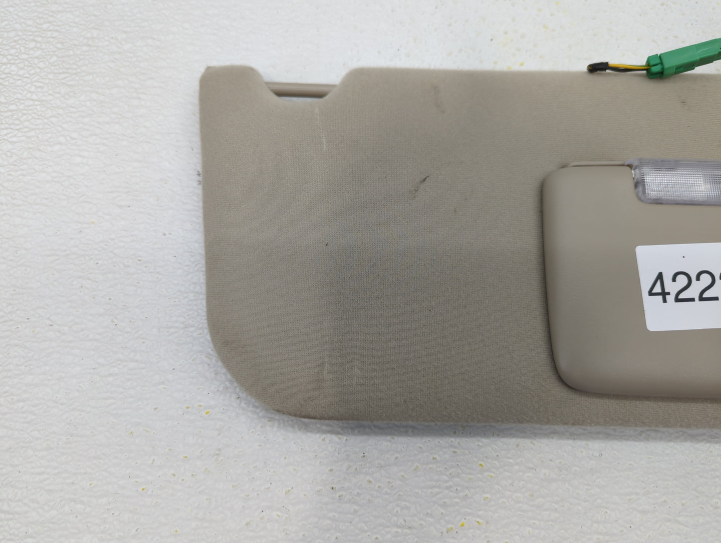 2008-2009 Ford Taurus Sun Visor Shade Replacement Passenger Right Mirror Fits Fits 2008 2009 OEM Used Auto Parts - Oemusedau