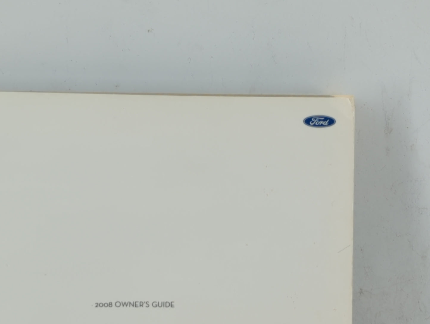 2008 Ford Taurus Owners Manual Book Guide OEM Used Auto Parts - Oemusedautoparts1.com