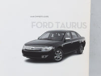 2008 Ford Taurus Owners Manual Book Guide OEM Used Auto Parts - Oemusedautoparts1.com
