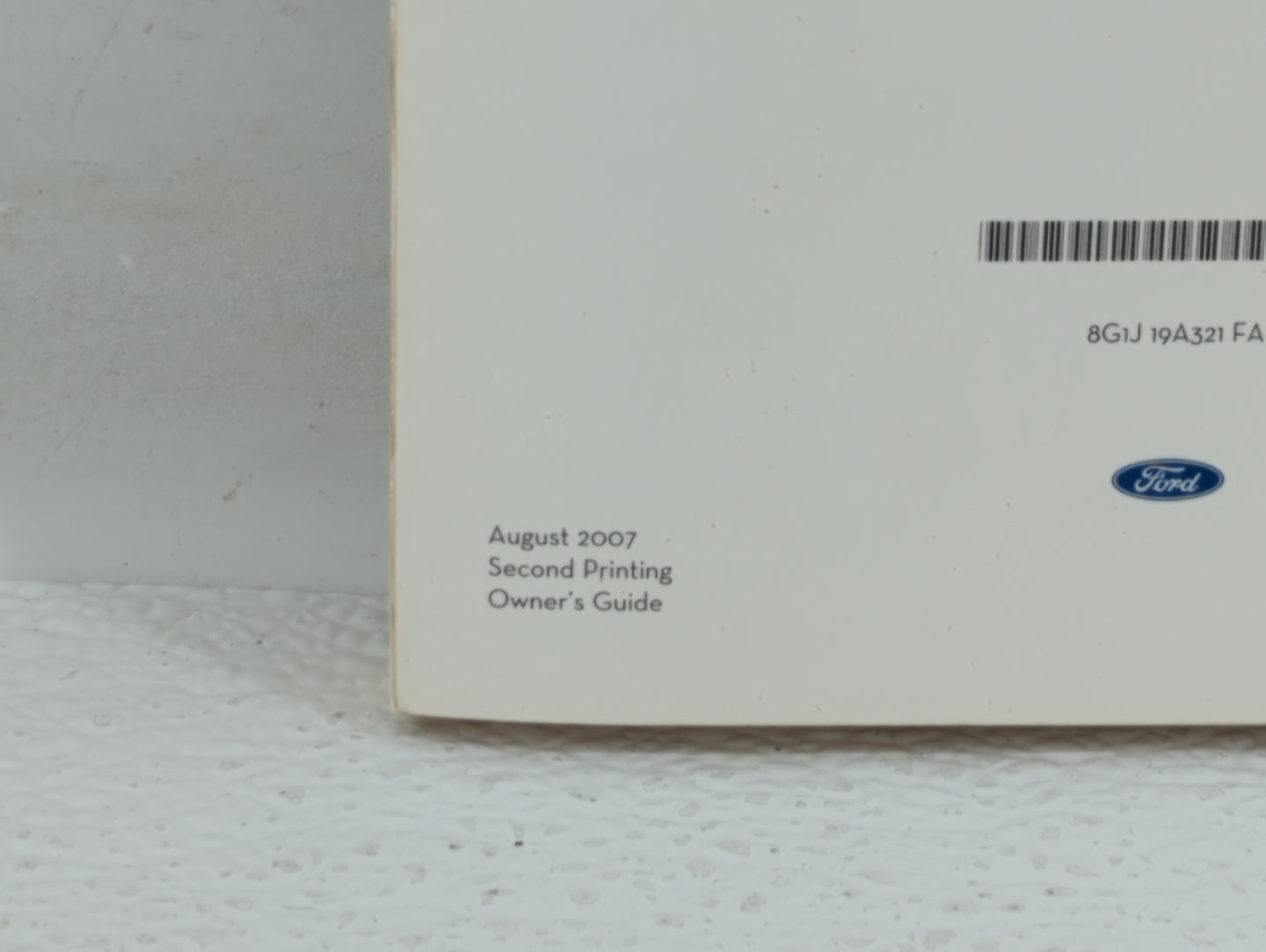 2008 Ford Taurus Owners Manual Book Guide OEM Used Auto Parts - Oemusedautoparts1.com