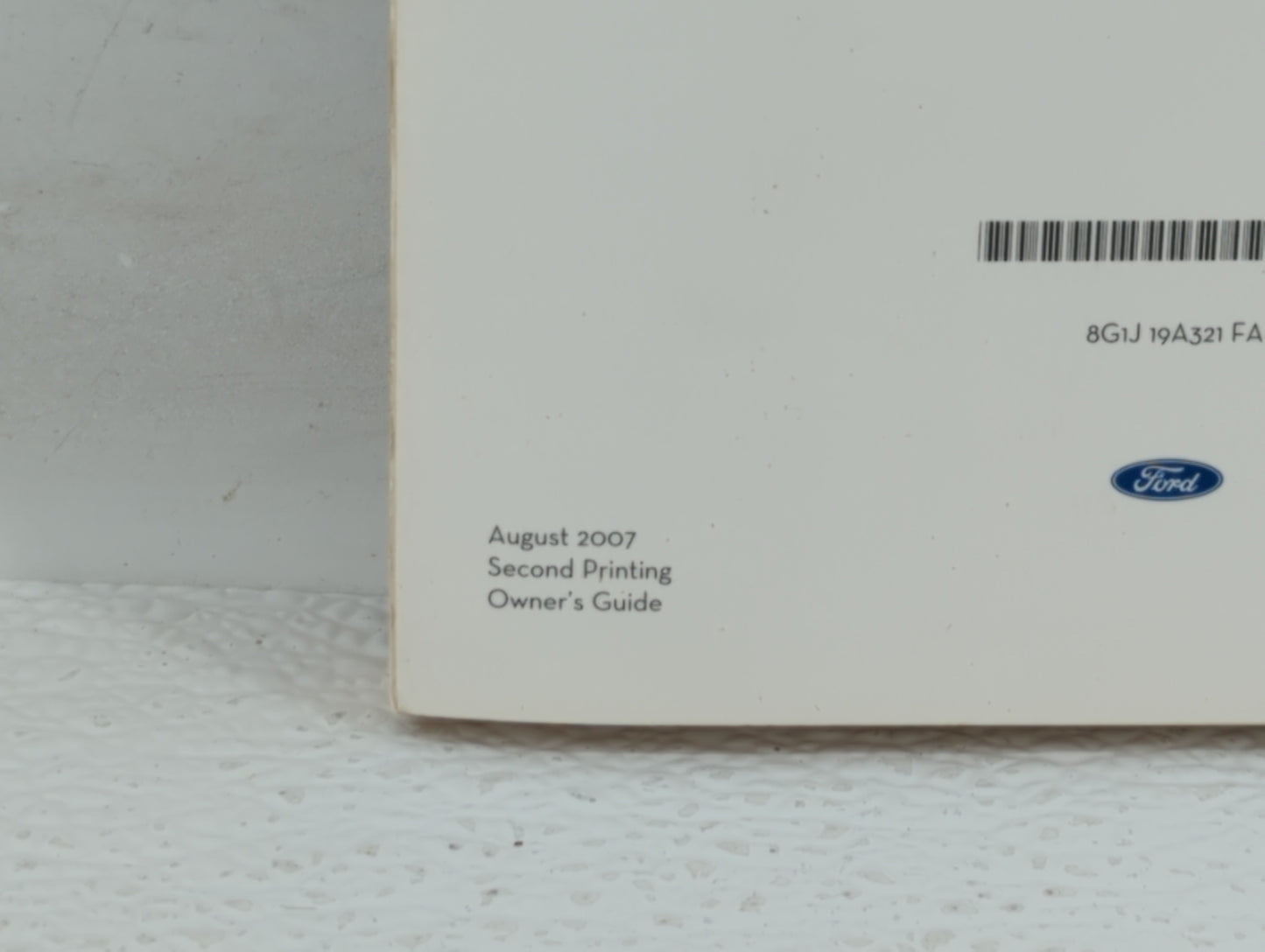 2008 Ford Taurus Owners Manual Book Guide OEM Used Auto Parts - Oemusedautoparts1.com