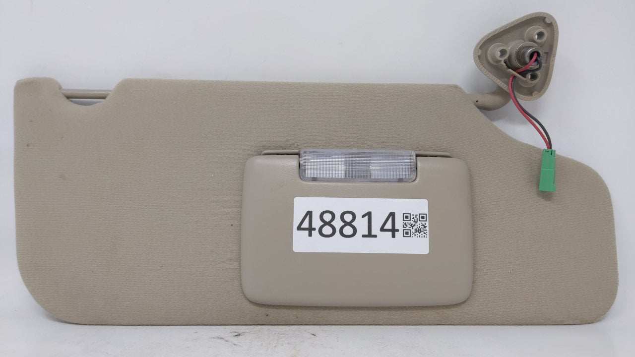 2008 Ford Taurus Sun Visor Shade Replacement Passenger Right Mirror Fits OEM Used Auto Parts - Oemusedautoparts1.com