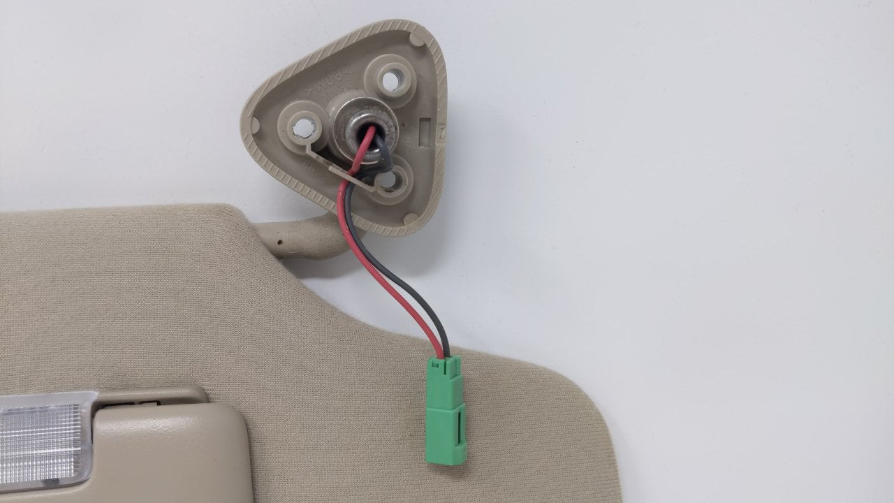2008 Ford Taurus Sun Visor Shade Replacement Passenger Right Mirror Fits OEM Used Auto Parts - Oemusedautoparts1.com