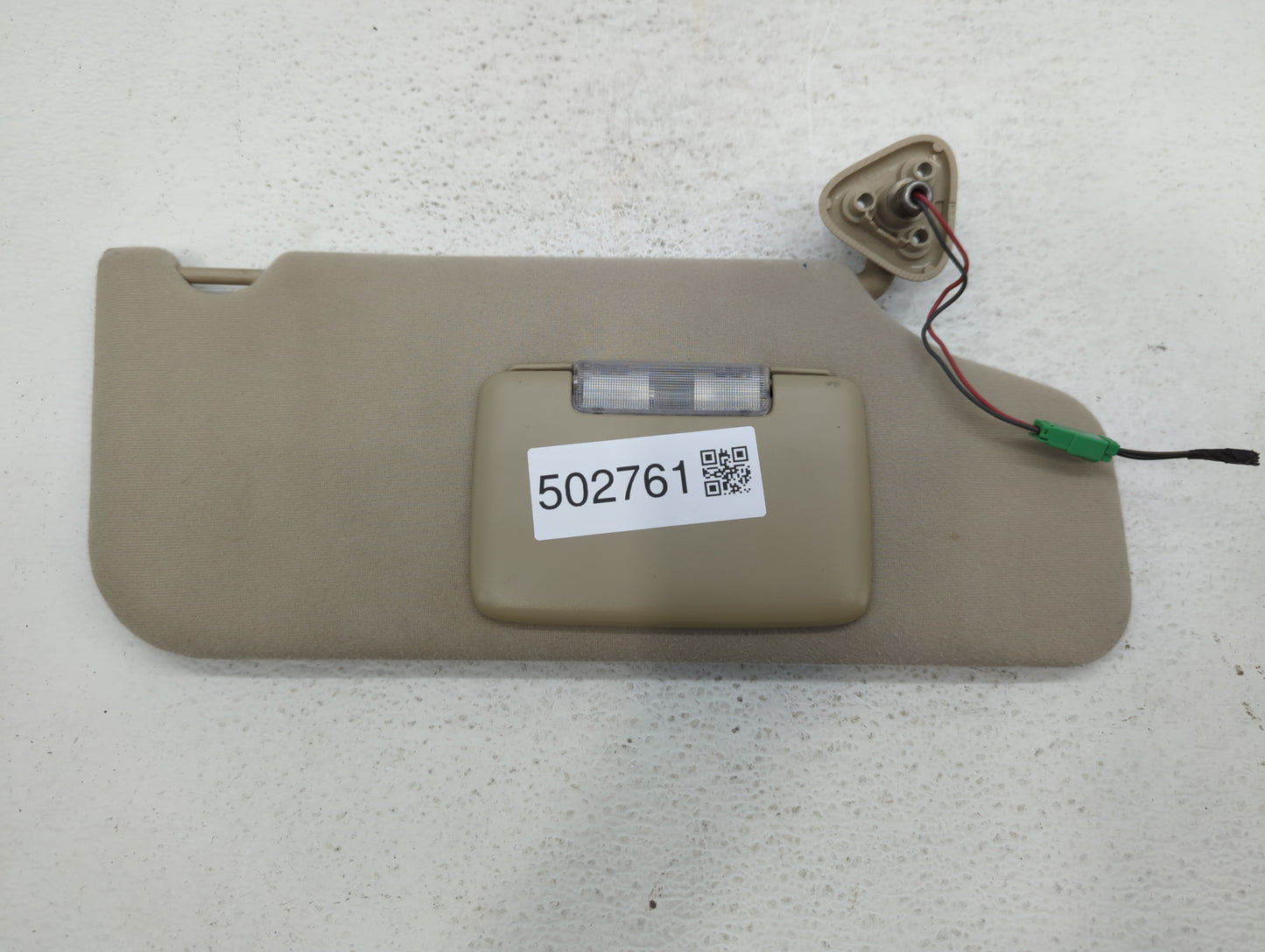 2008-2009 Ford Taurus Sun Visor Shade Replacement Passenger Right Mirror Fits Fits 2008 2009 OEM Used Auto Parts - Oemusedau