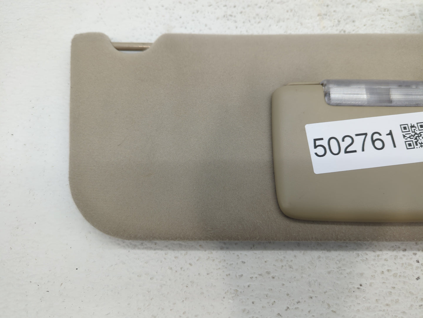 2008-2009 Ford Taurus Sun Visor Shade Replacement Passenger Right Mirror Fits Fits 2008 2009 OEM Used Auto Parts - Oemusedau