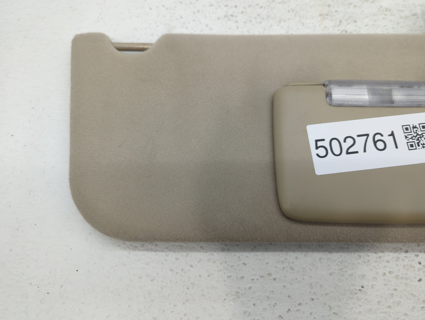 2008-2009 Ford Taurus Sun Visor Shade Replacement Passenger Right Mirror Fits Fits 2008 2009 OEM Used Auto Parts - Oemusedau