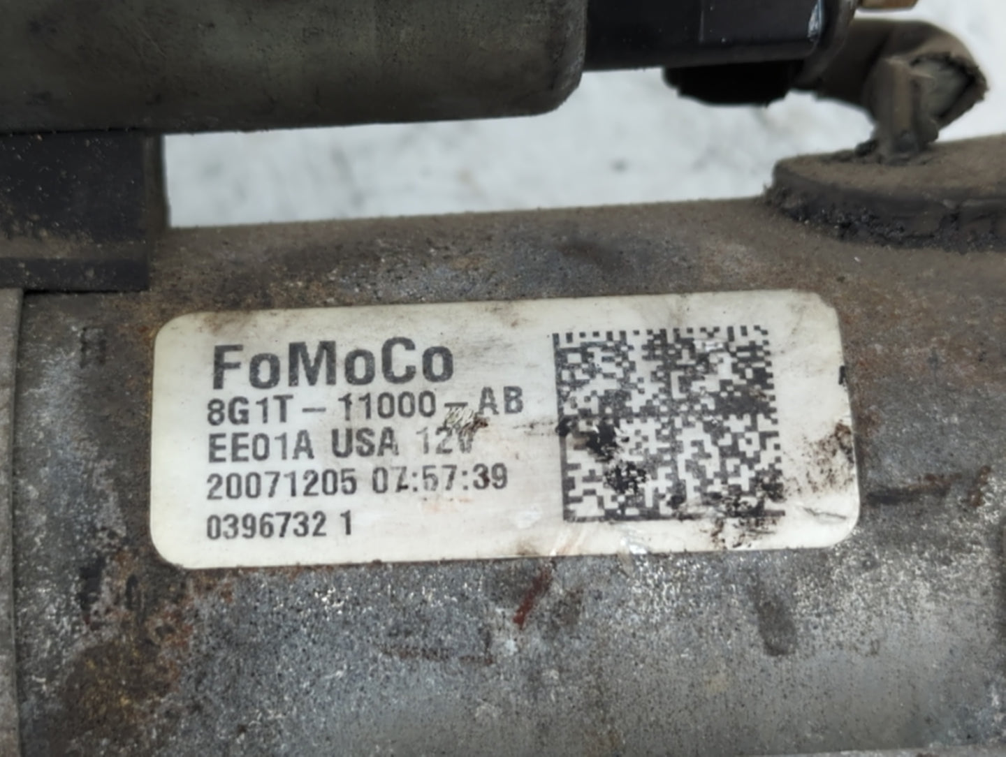 2008-2019 Ford Taurus Car Starter Motor Solenoid OEM P/N:8G1T-11000-AB Fits OEM Used Auto Parts - Oemusedautoparts1.com
