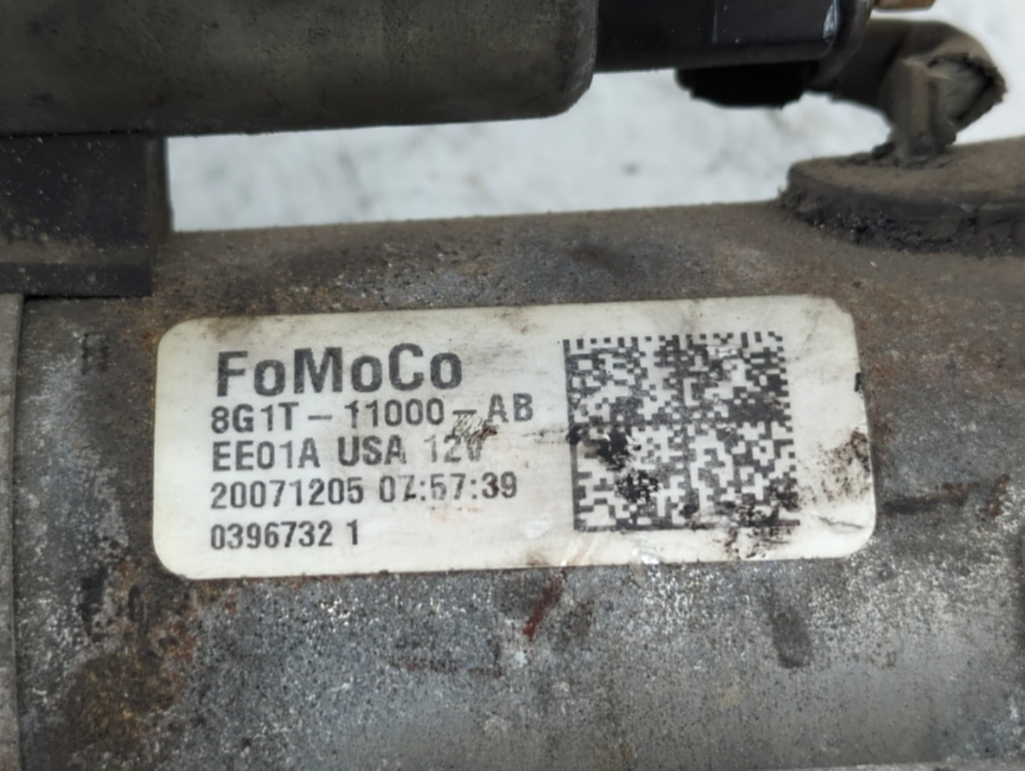 2008-2019 Ford Taurus Car Starter Motor Solenoid OEM P/N:8G1T-11000-AB Fits OEM Used Auto Parts - Oemusedautoparts1.com