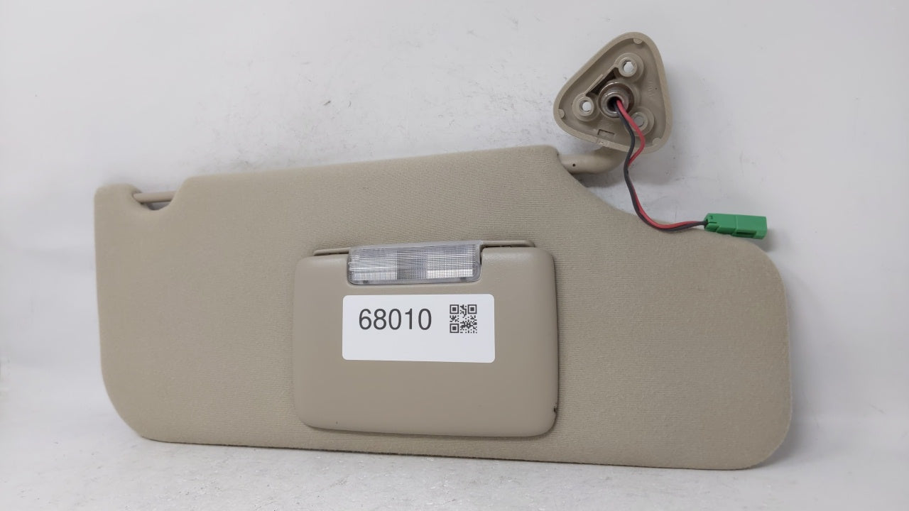 2008 Ford Taurus Sun Visor Shade Replacement Passenger Right Mirror Fits OEM Used Auto Parts - Oemusedautoparts1.com