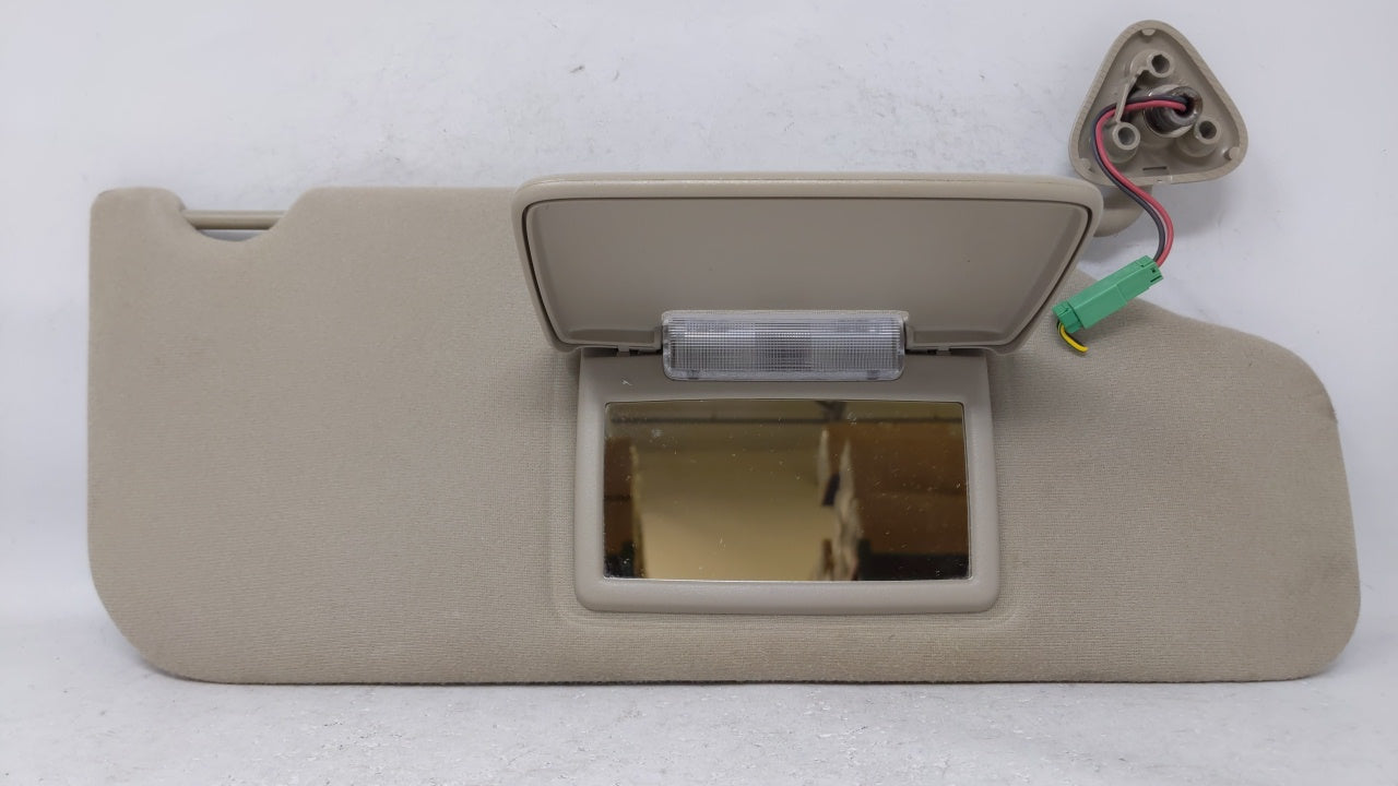 2008 Ford Taurus Sun Visor Shade Replacement Passenger Right Mirror Fits OEM Used Auto Parts - Oemusedautoparts1.com