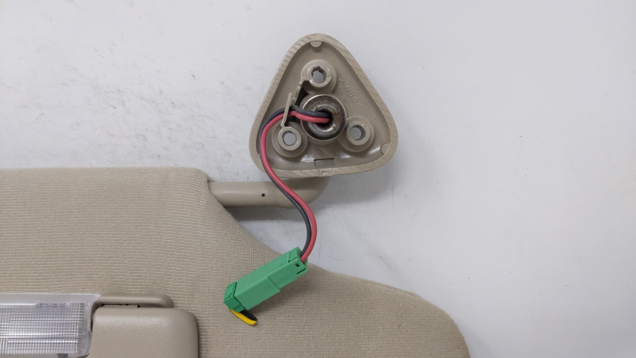 2008 Ford Taurus Sun Visor Shade Replacement Passenger Right Mirror Fits OEM Used Auto Parts - Oemusedautoparts1.com