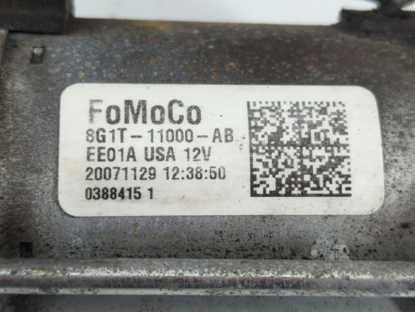 2008-2019 Ford Taurus Car Starter Motor Solenoid OEM P/N:8G1T-11000-BA Fits OEM Used Auto Parts - Oemusedautoparts1.com