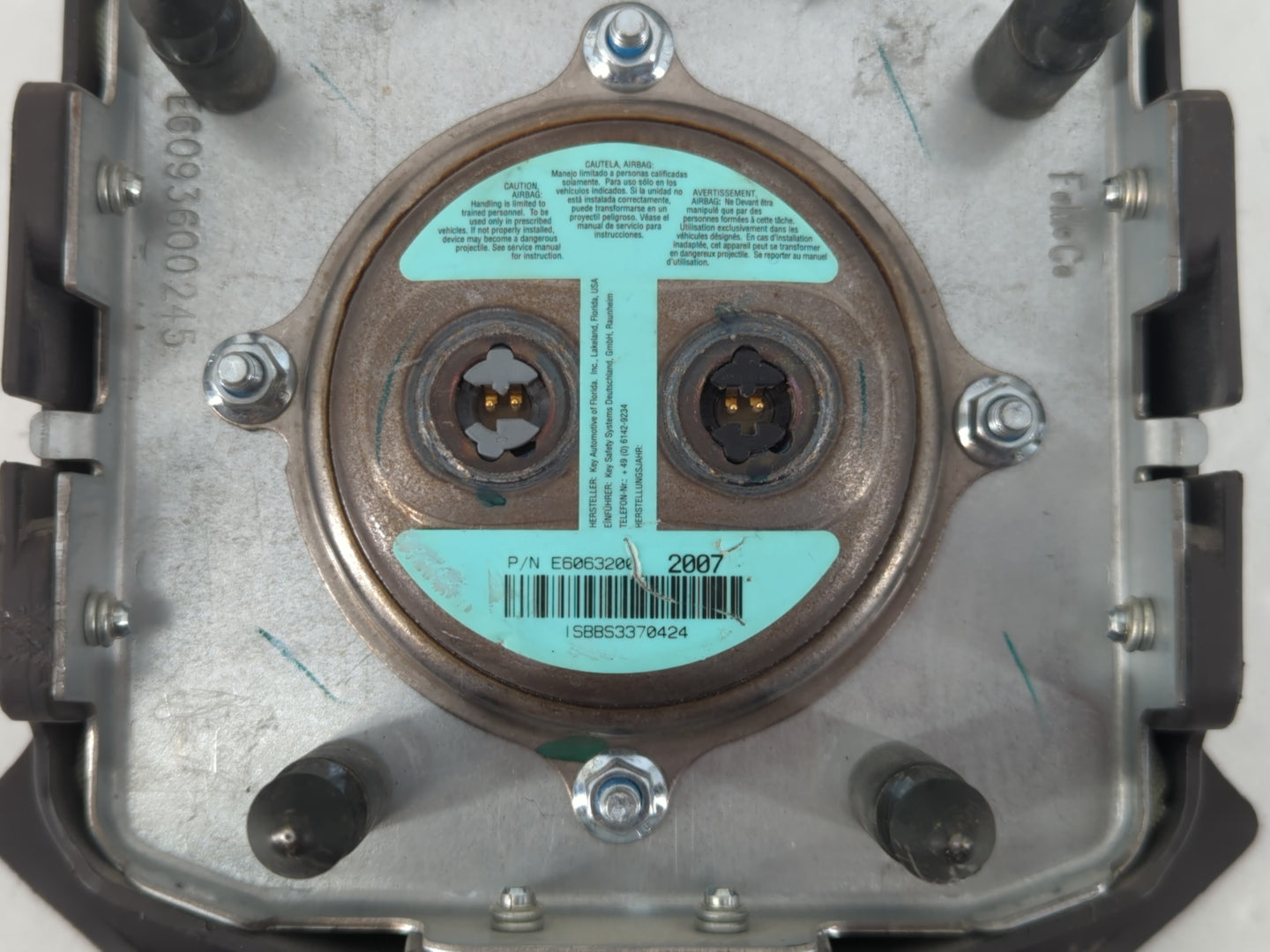 2008-2009 Ford Taurus Air Bag Driver Left Steering Wheel Mounted - Oemusedautoparts1.com