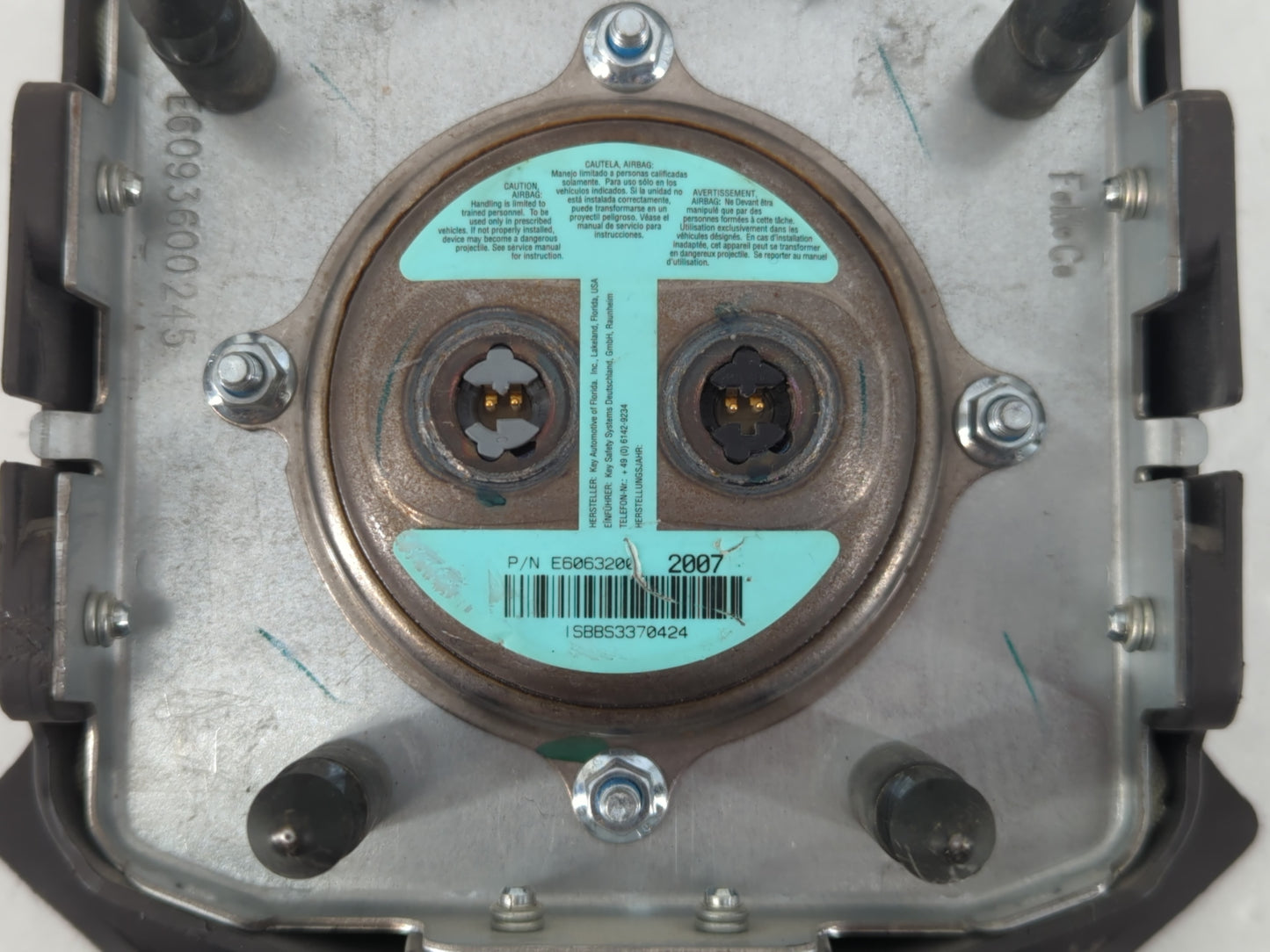 2008-2009 Ford Taurus Air Bag Driver Left Steering Wheel Mounted - Oemusedautoparts1.com