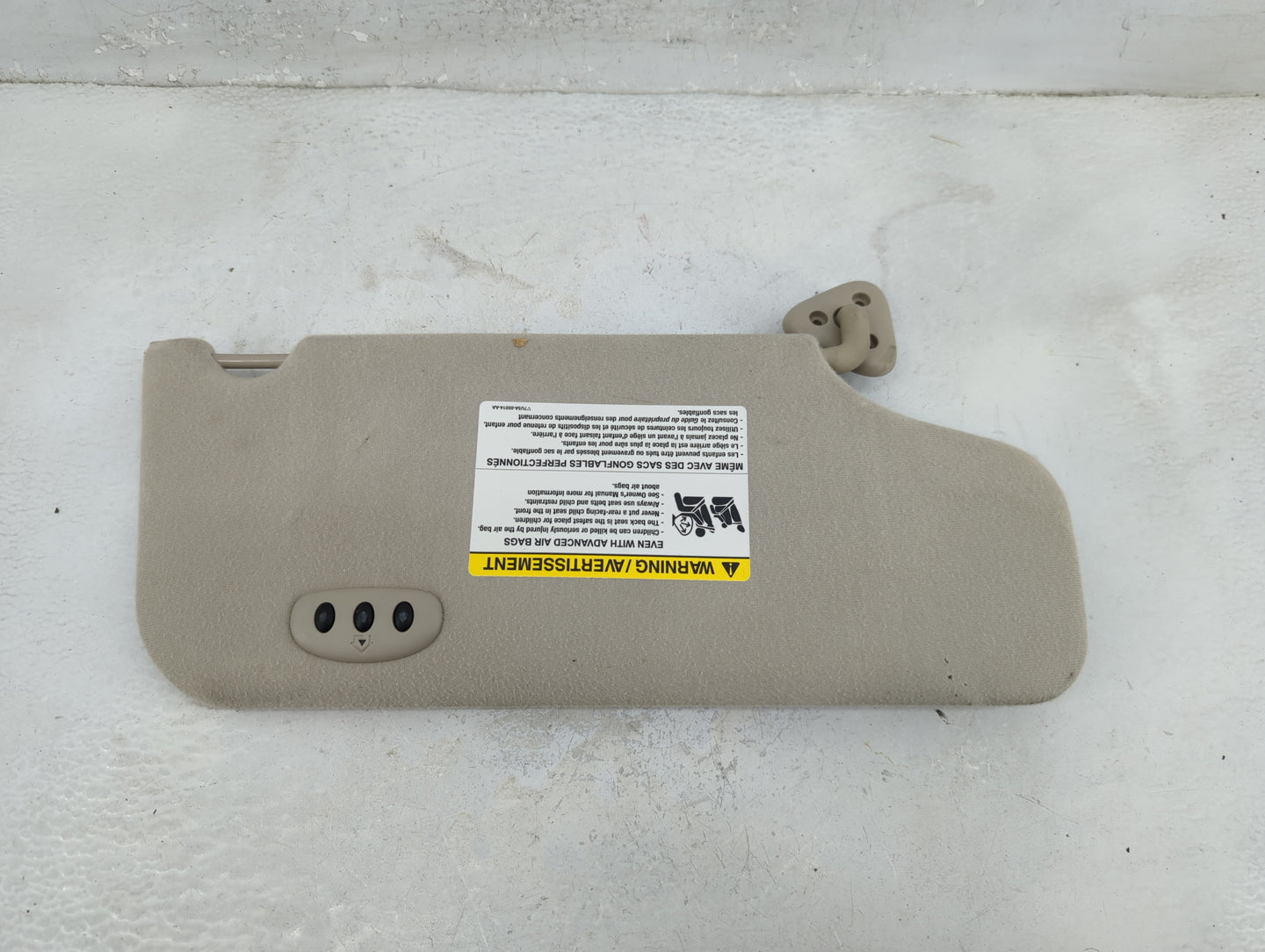 2008-2009 Ford Taurus Sun Visor Shade Replacement Driver Left Mirror Fits Fits 2008 2009 OEM Used Auto Parts - Oemusedautopa