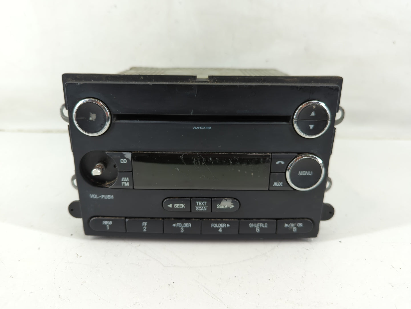 2008-2009 Ford Taurus X Radio AM FM Cd Player Receiver Replacement P/N:8F9T-18C869-FA 8F9T-18C869-FB Fits Fits 2008 2009 OEM