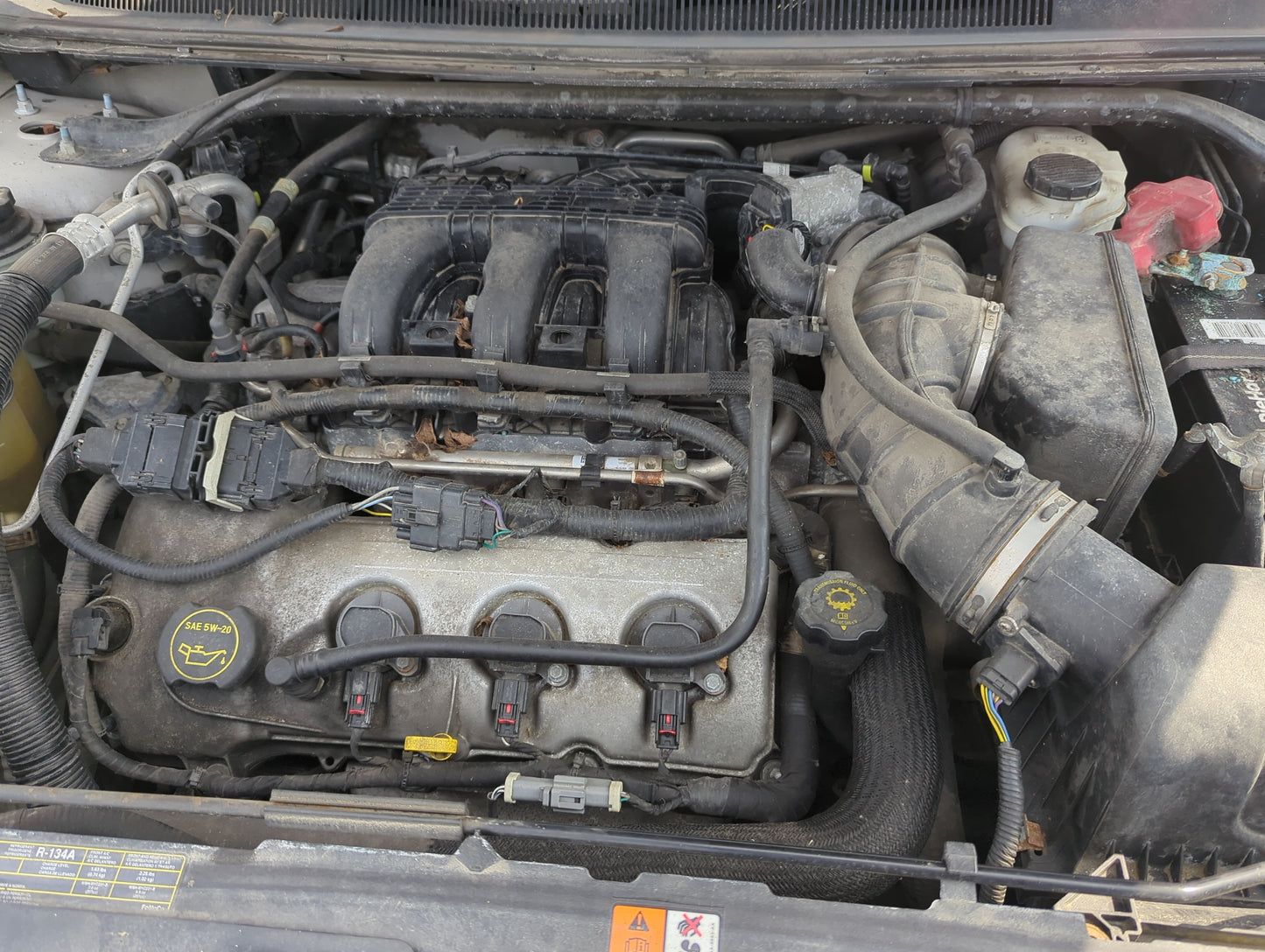 2008-2009 Ford Taurus X 3.5L Engine Motor Complete Assembly 197K Miles Tested-Runs Good OEM Used Auto Parts - Oemusedautopar