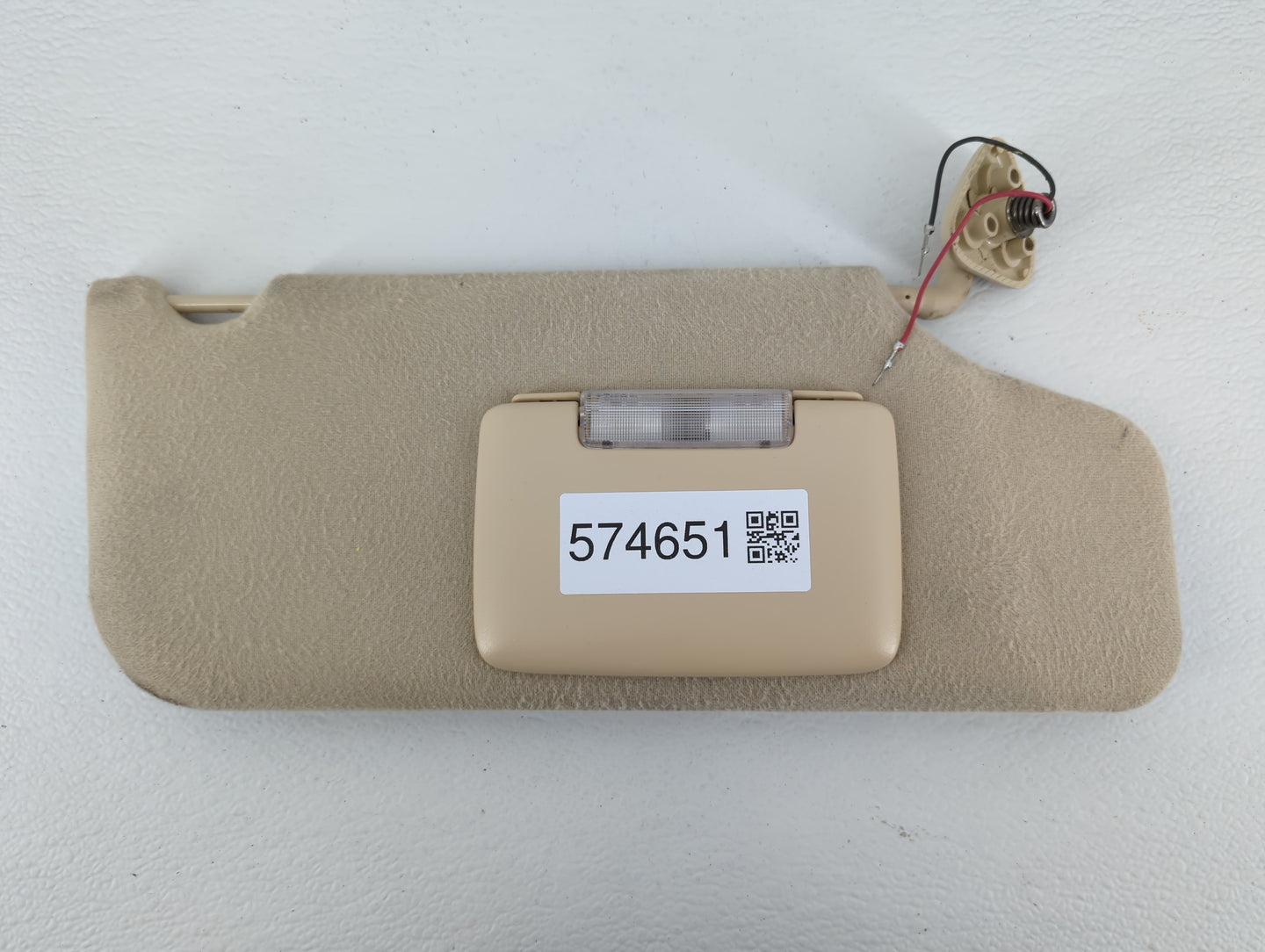 2008-2009 Ford Taurus X Sun Visor Shade Replacement Passenger Right Mirror Fits Fits 2008 2009 OEM Used Auto Parts - Oemused