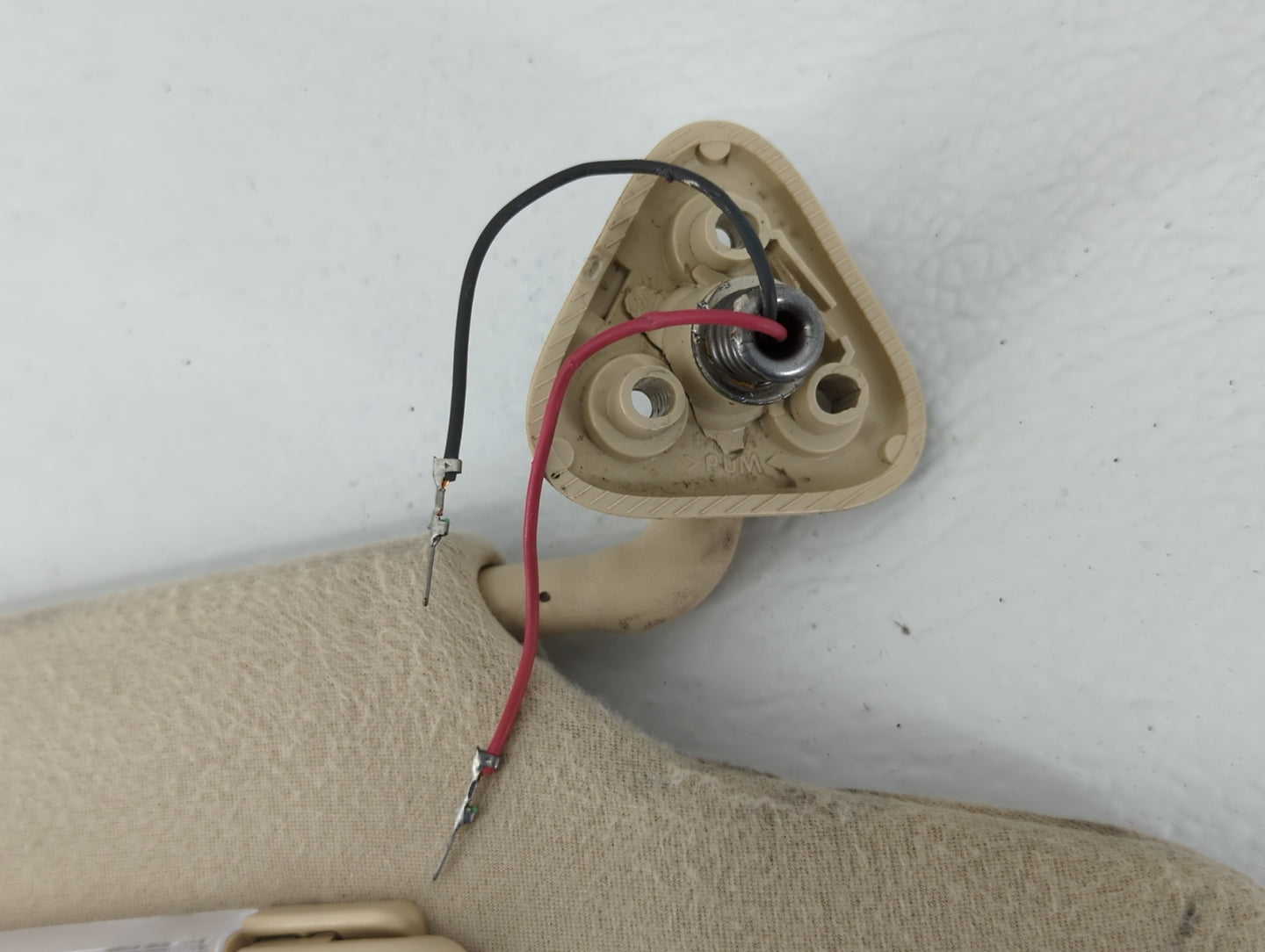 2008-2009 Ford Taurus X Sun Visor Shade Replacement Passenger Right Mirror Fits Fits 2008 2009 OEM Used Auto Parts - Oemused