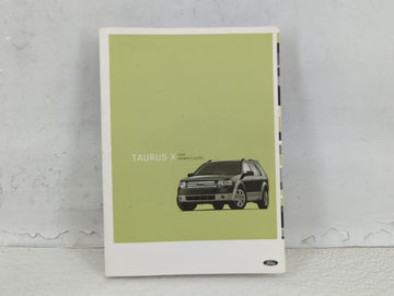 2008 Ford Taurus X Owners Manual Book Guide P/N:8F9J 19A321 AB OEM Used Auto Parts - Oemusedautoparts1.com