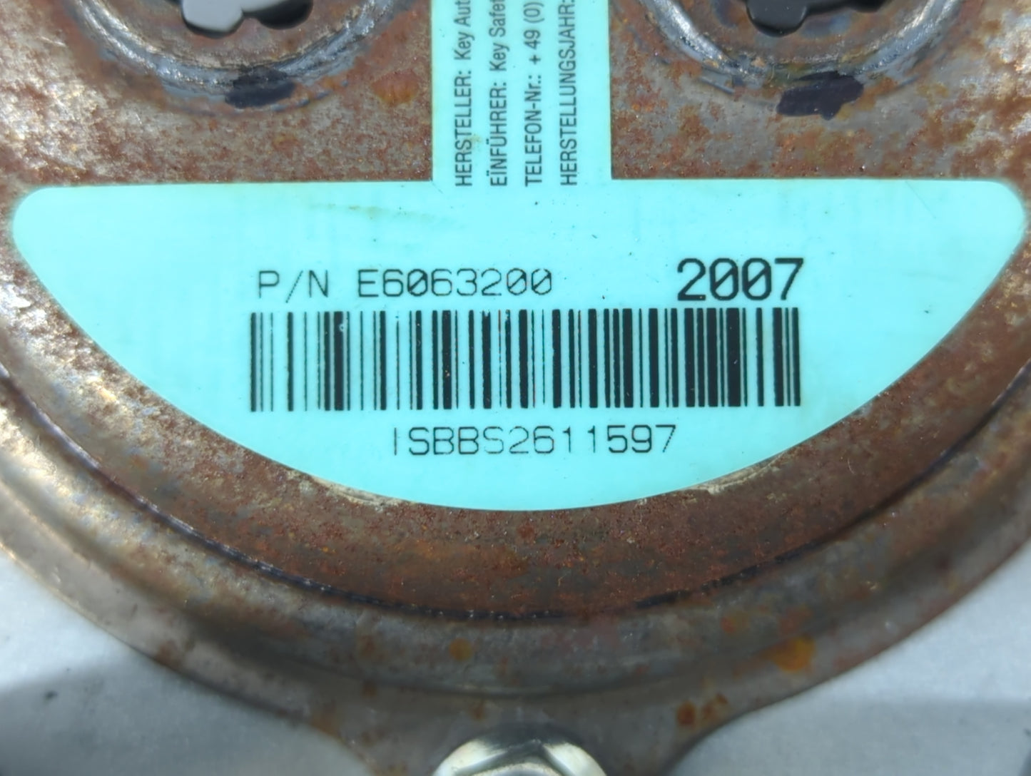 2008-2009 Ford Taurus X Air Bag Driver Left Steering Wheel Mounted Fits Fits 2008 2009 OEM Used Auto Parts - Oemusedautopart