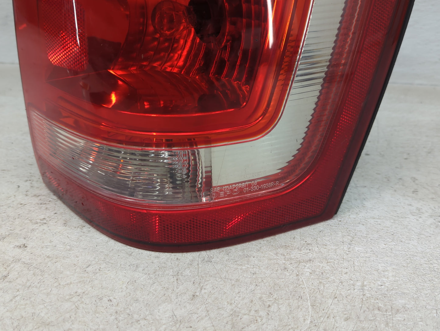 2008 Ford Escape Escape Tail Light Assembly Passenger Right OEM P/N:8L8Z13404A Fits Fits 2009 2010 2011 2012 OEM Used Auto P