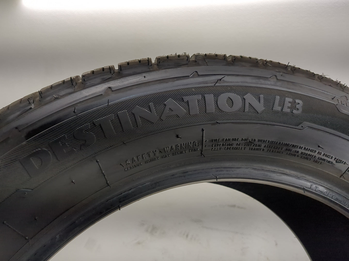 Used Tire 235/55R17 FIRESTONE DESTINATION LE3 99H - Tread Depth 10/32 - Oemusedautoparts1.com