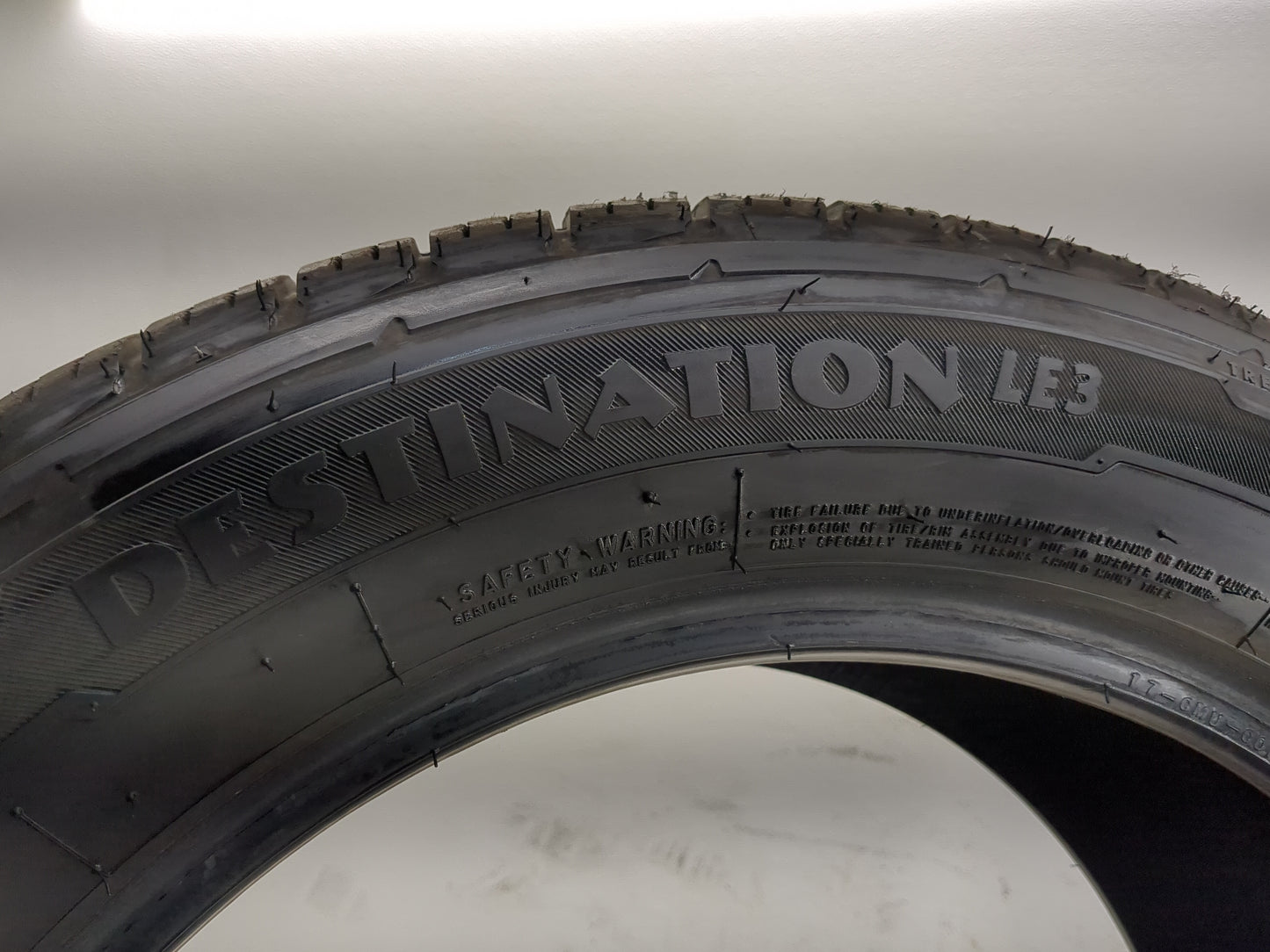 Used Tire 235/55R17 FIRESTONE DESTINATION LE3 99H - Tread Depth 10/32 - Oemusedautoparts1.com
