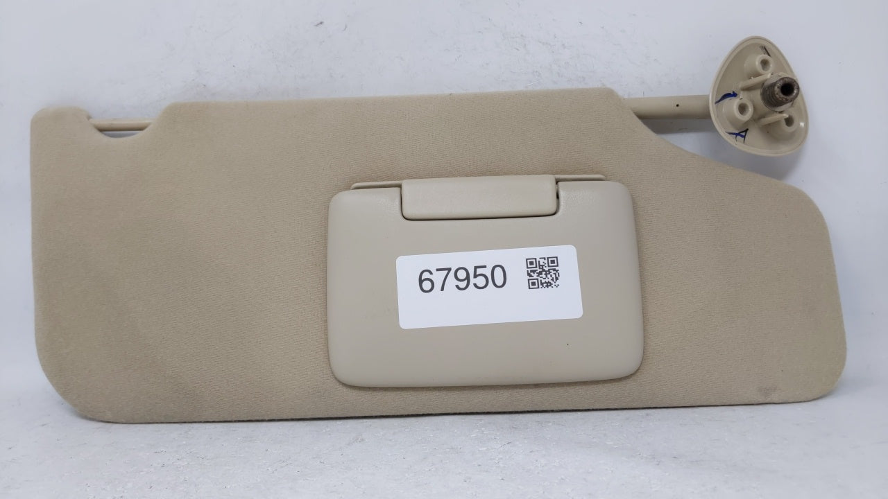 2008 Ford Taurus Sun Visor Shade Replacement Passenger Right Mirror Fits OEM Used Auto Parts - Oemusedautoparts1.com