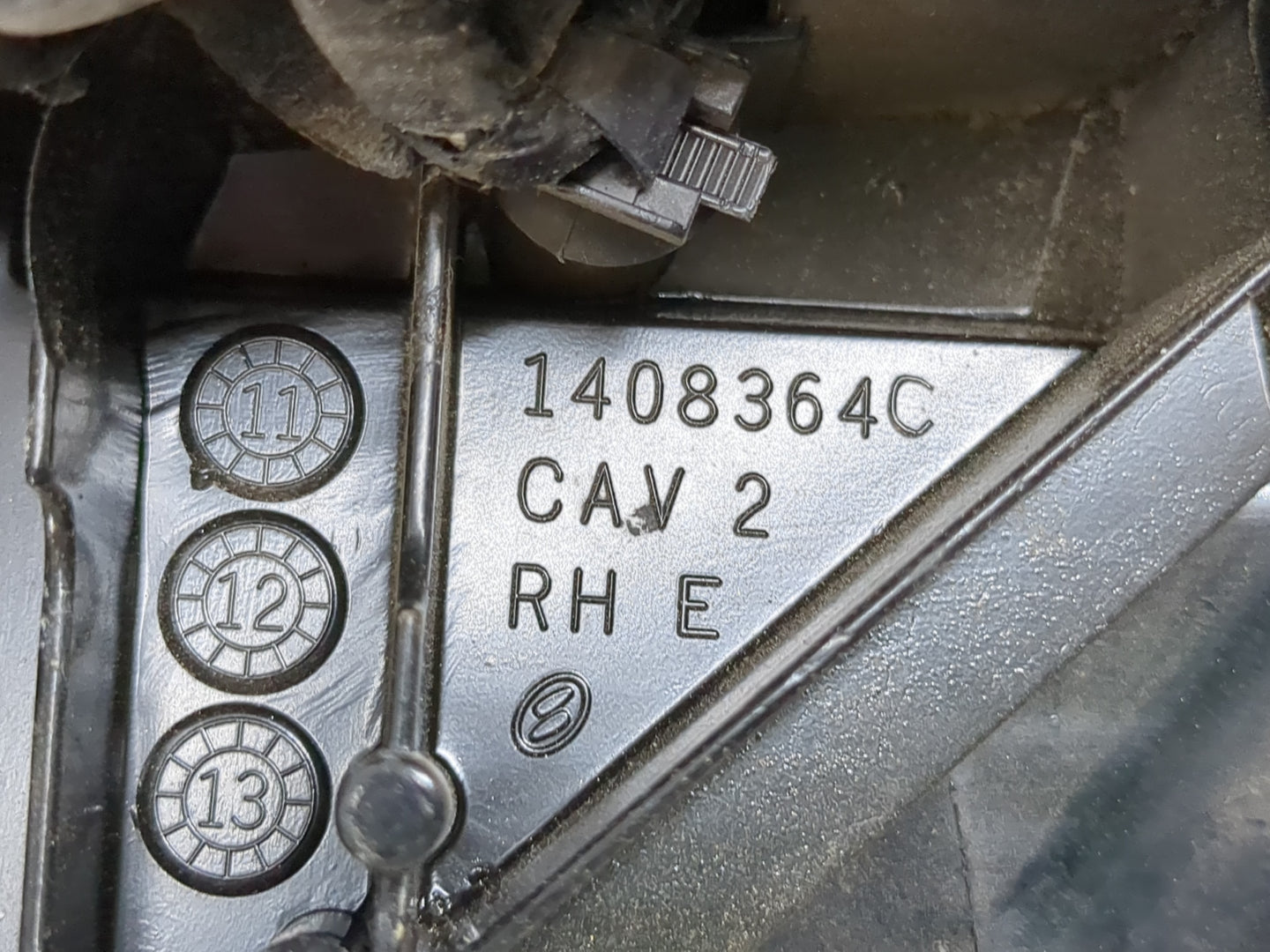 2007-2008 Gmc Acadia Side Mirror Replacement Driver Left View Door Mirror P/N:1408364C Fits Fits 2007 2008 OEM Used Auto Par