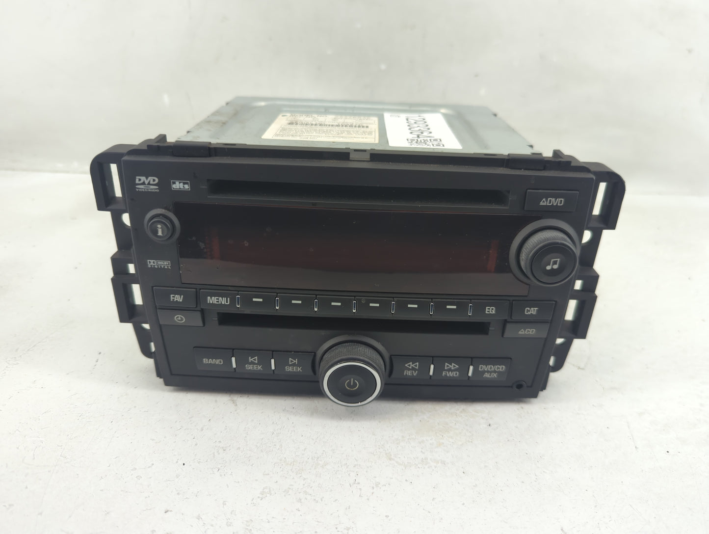 2008 Gmc Acadia Radio AM FM Cd Player Receiver Replacement P/N:25776635 Fits OEM Used Auto Parts - Oemusedautoparts1.com