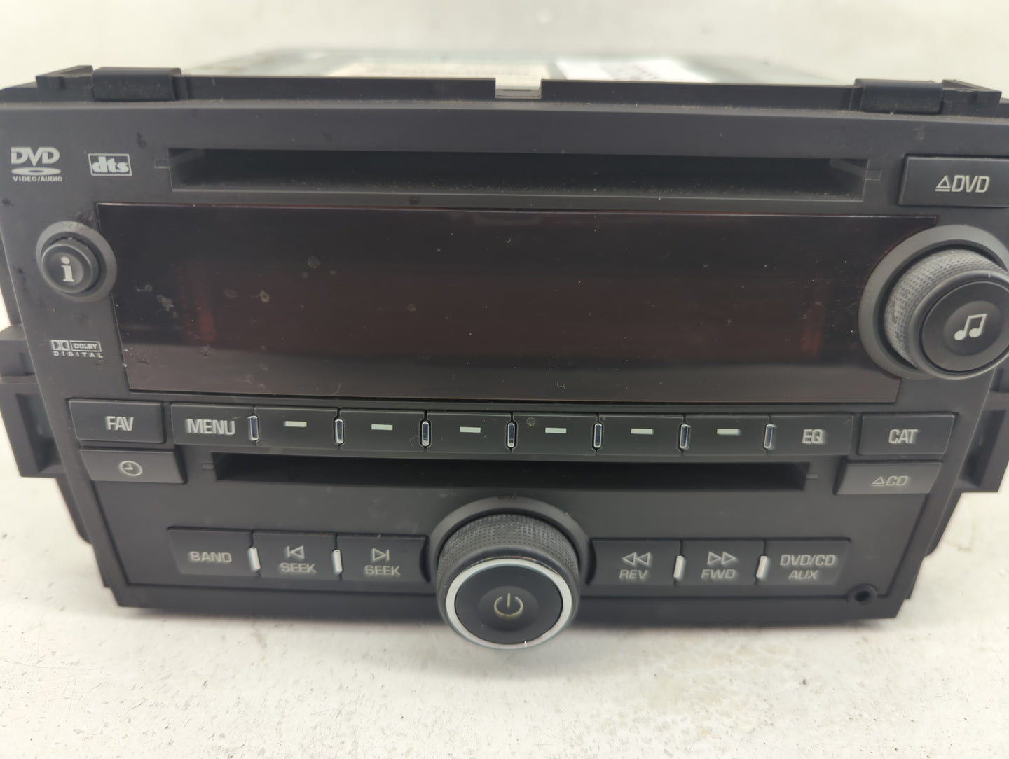 2008 Gmc Acadia Radio AM FM Cd Player Receiver Replacement P/N:25776635 Fits OEM Used Auto Parts - Oemusedautoparts1.com