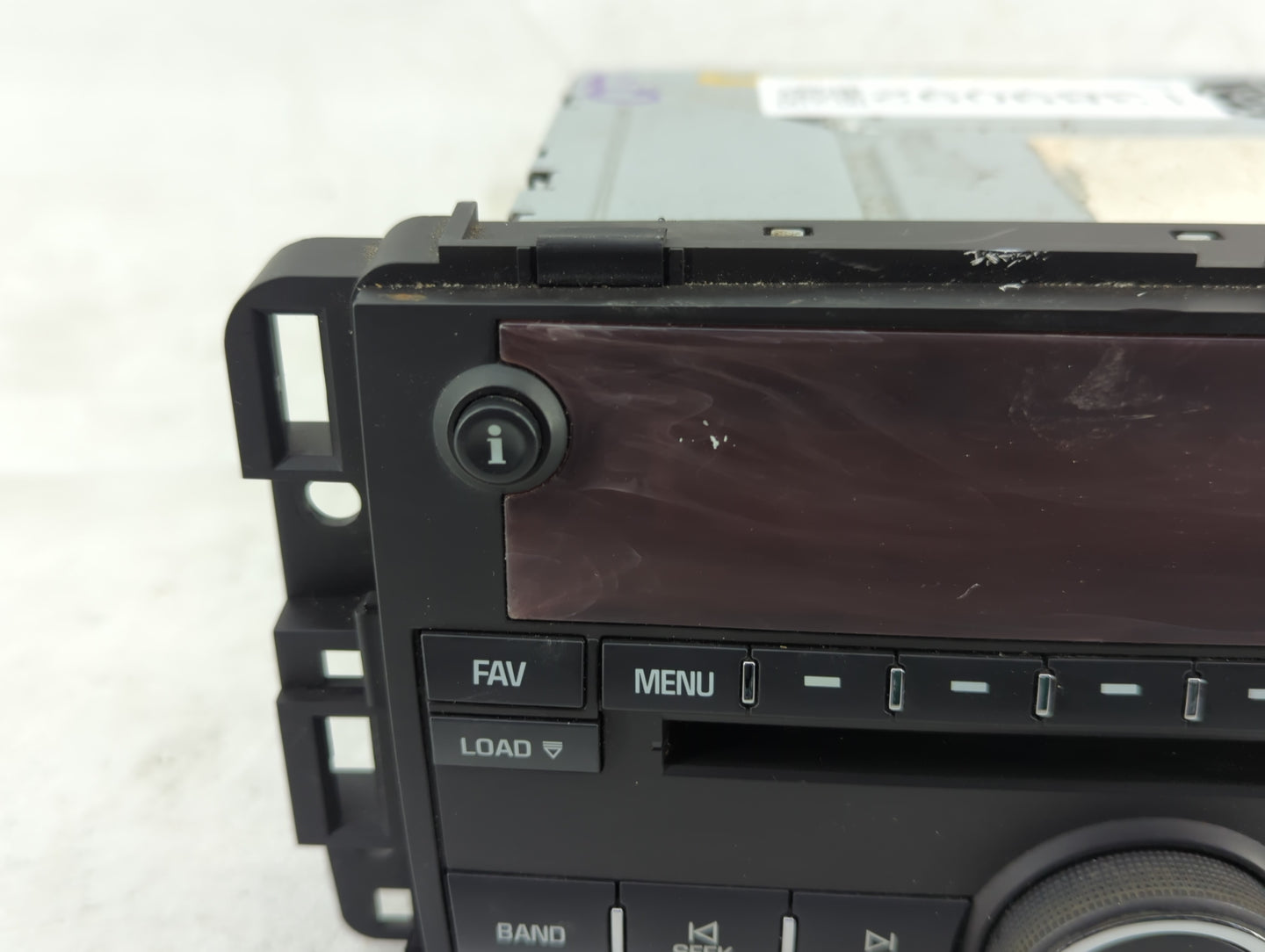 2007-2008 Gmc Acadia Radio AM FM Cd Player Receiver Replacement Fits Fits 2007 2008 OEM Used Auto Parts - Oemusedautoparts1.