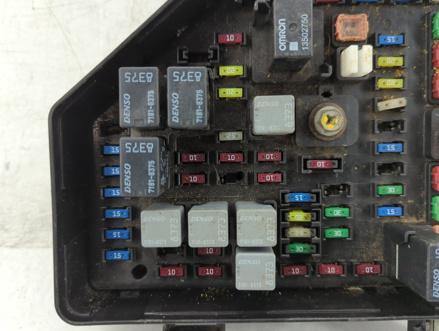 2007-2008 Gmc Acadia Fusebox Fuse Box Panel Relay Module P/N:6126458 25784721 Fits Fits 2007 2008 OEM Used Auto Parts - Oemu