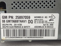 2007-2008 Gmc Acadia Radio AM FM Cd Player Receiver Replacement P/N:25897059 Fits Fits 2007 2008 OEM Used Auto Parts - Oemus