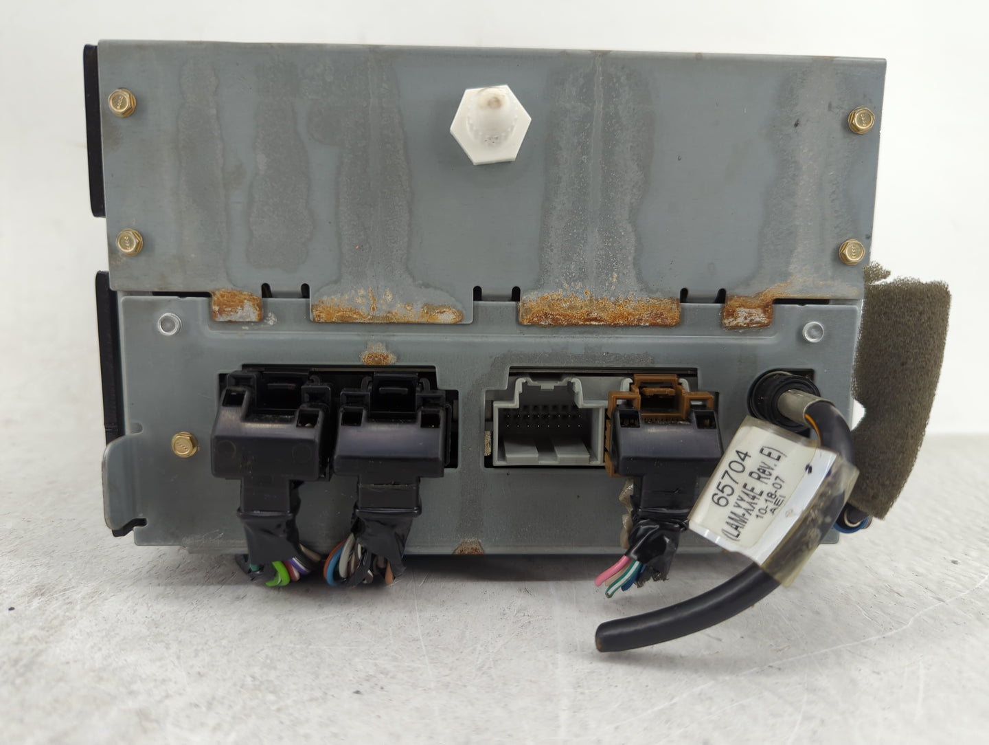 2007-2008 Gmc Acadia Radio AM FM Cd Player Receiver Replacement P/N:25897059 Fits Fits 2007 2008 OEM Used Auto Parts - Oemus
